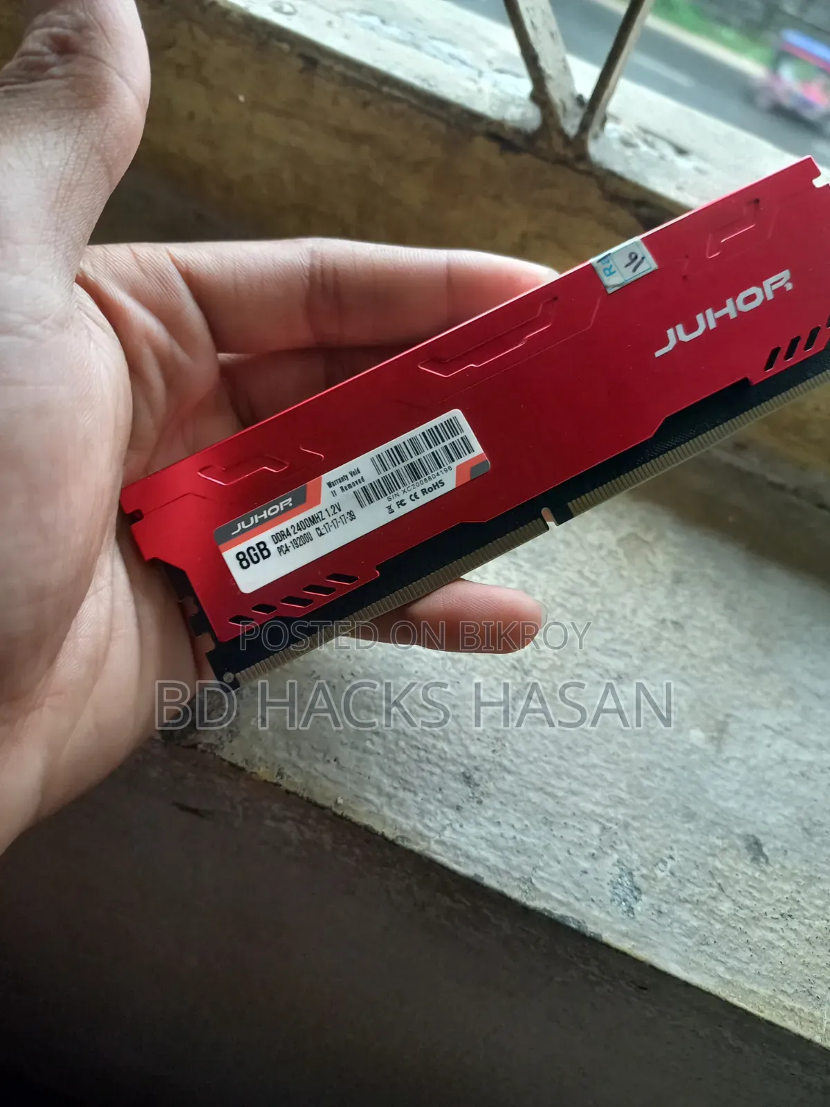 Juhor 8gb DDR 4 2400 MHZ রাম