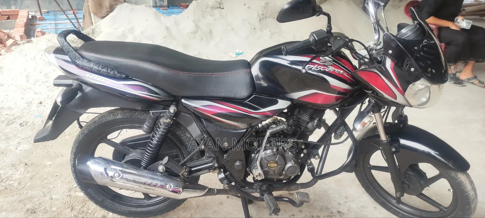 Bajaj Discover 100 2017 Black