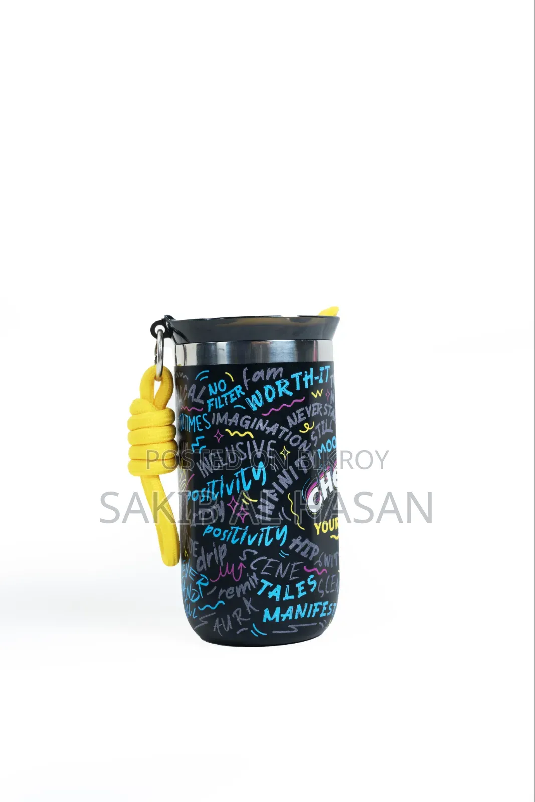Let's Vibe Cheers Tumbler (Coffee Mug/Flask) Both for Hot and Cold