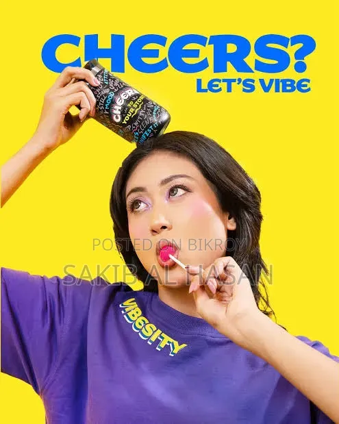 Let's Vibe Cheers Tumbler (Coffee Mug/Flask) Both for Hot and Cold
