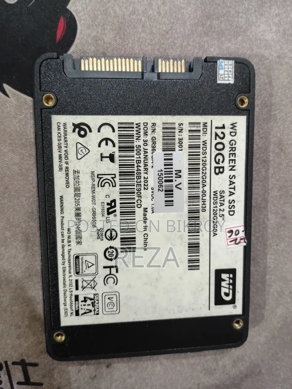 120/128 GB SSD for Sale