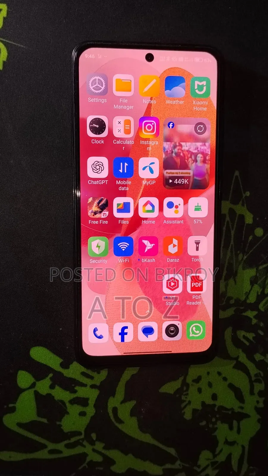 শাওমি রেডমি নোট ১১ ১২৮ জিবি ব্লু