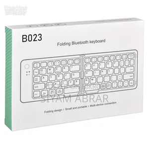 Gearup B023 Rechargeable Ultra Slim Folding Pocket Bluetooth Keyboard