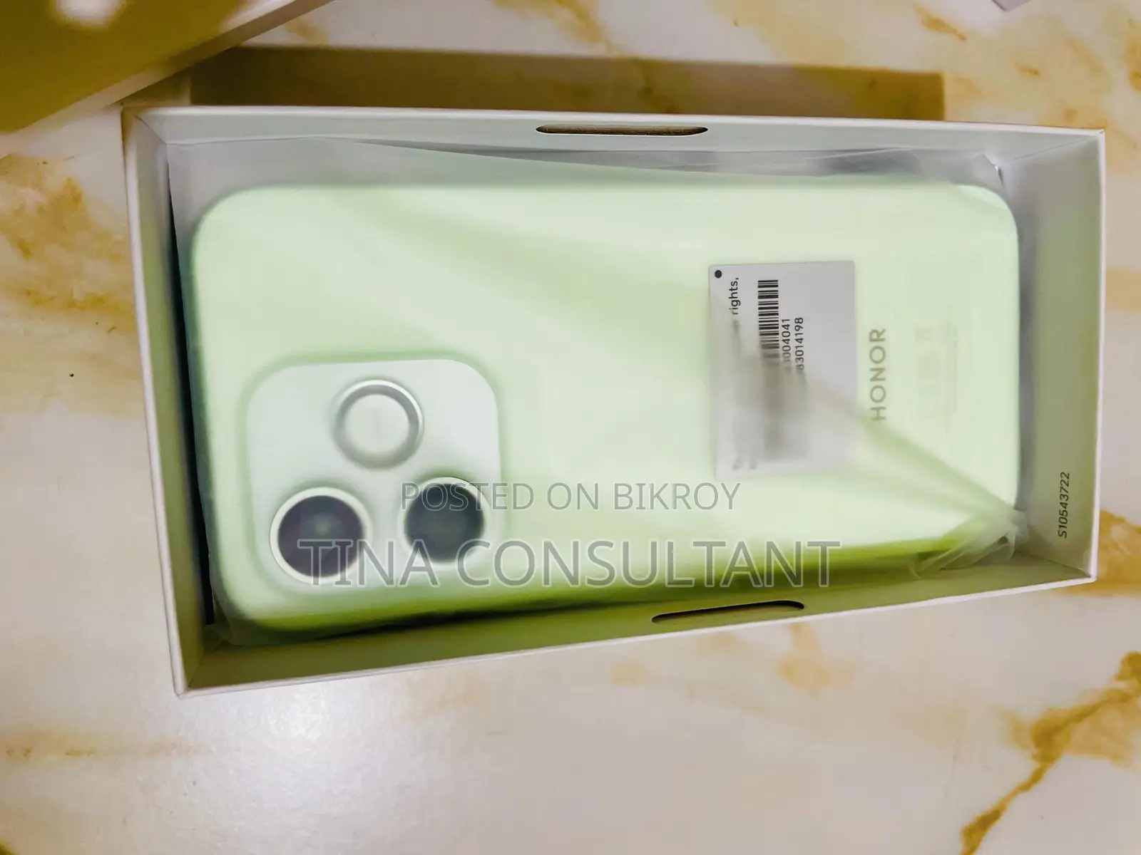 নতুন অনার ৬০০ ২৫৬ জিবি সবুজ