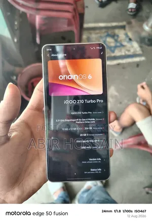ভিভো আইকিউও জেড১০ টার্বো প্রো ২৫৬ জিবি হোয়াইট