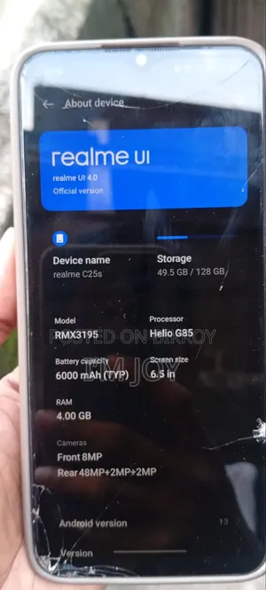 রিয়েলমি সি২৫এস ১২৮ জিবি ব্লু