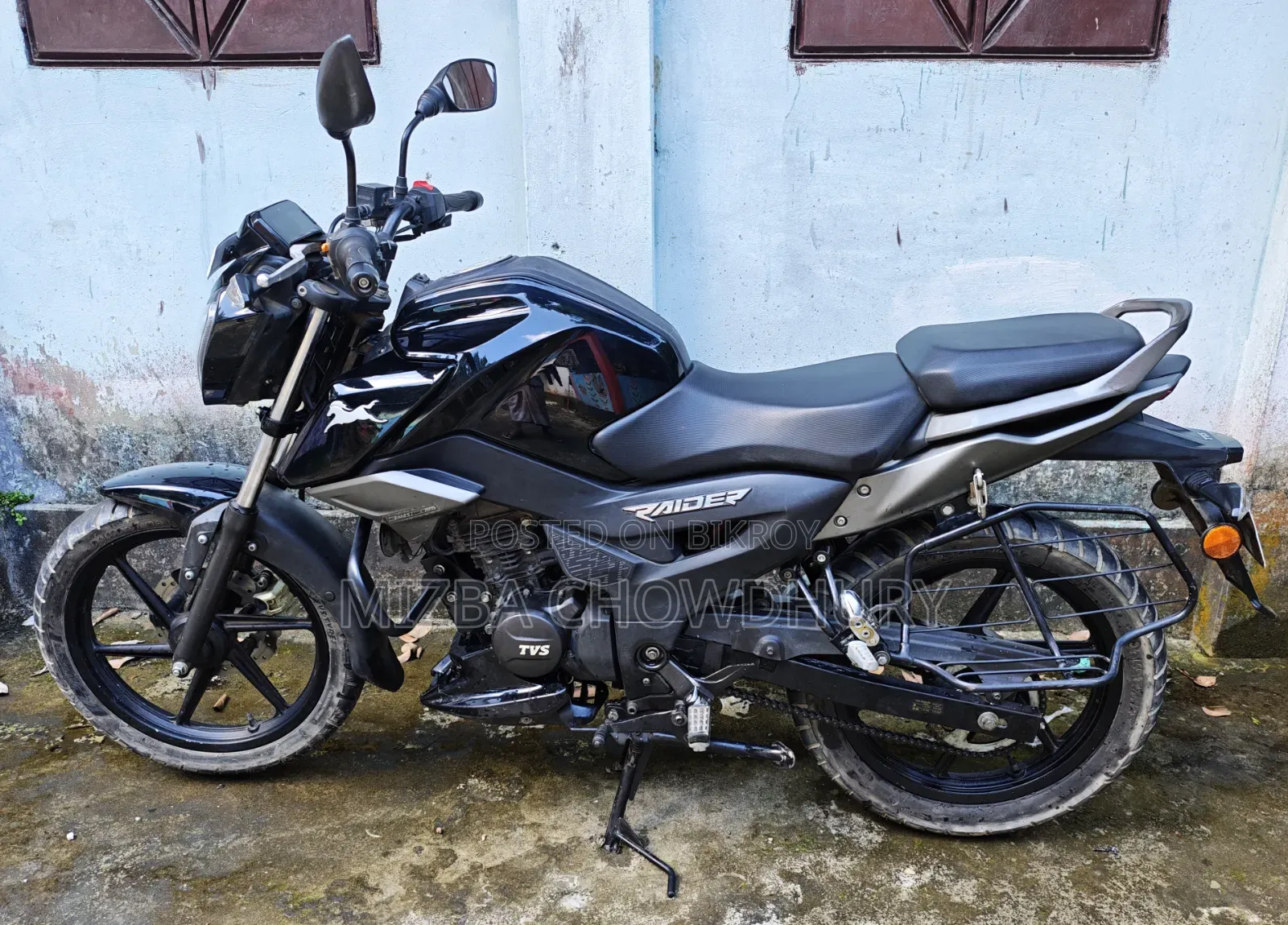 টিভিএস রাইডার ১২৫ ২০২৪ ব্ল্যাক