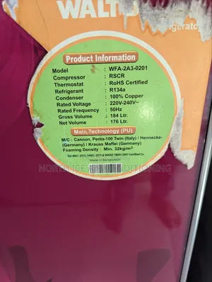 Walton Golapi Colour Glass Door Fridge 184 Ltr.