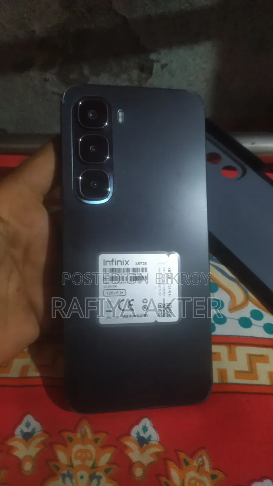 Infinix Hot 60i 128 GB Black