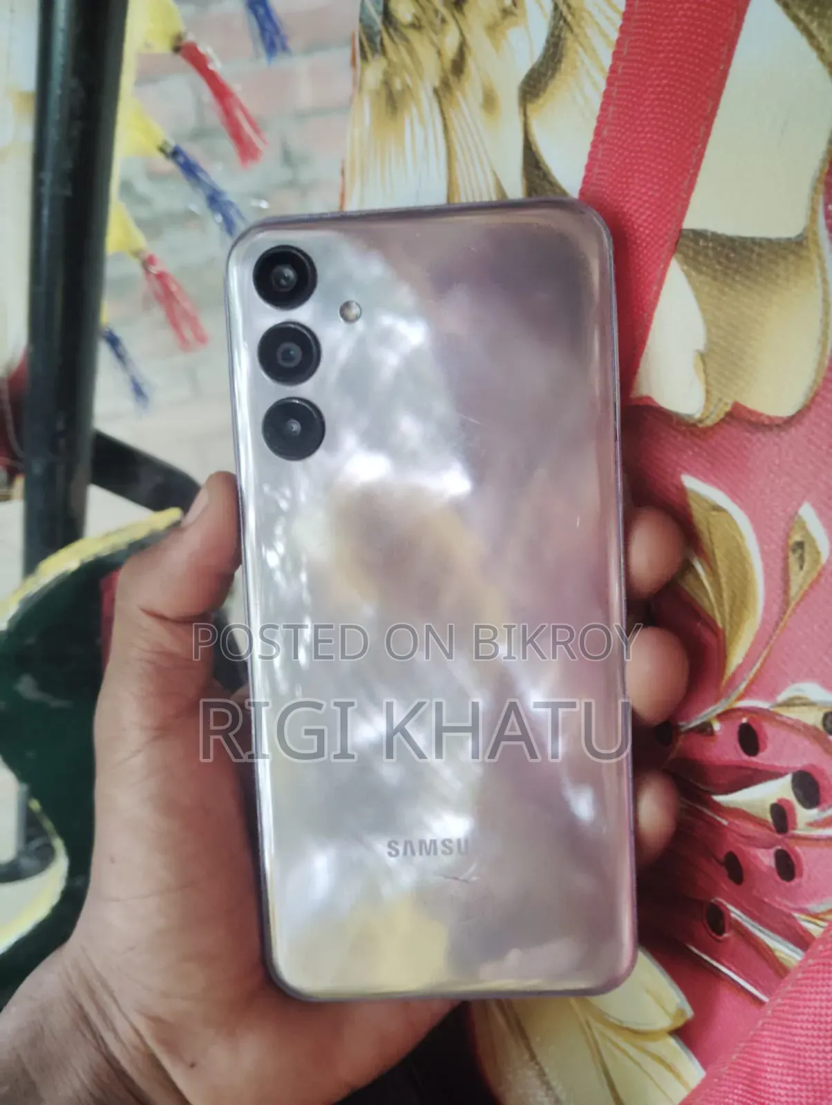 স্যামসাং গ্যালাক্সি এ১৫ ৫জি ১২৮ জিবি সিলভার