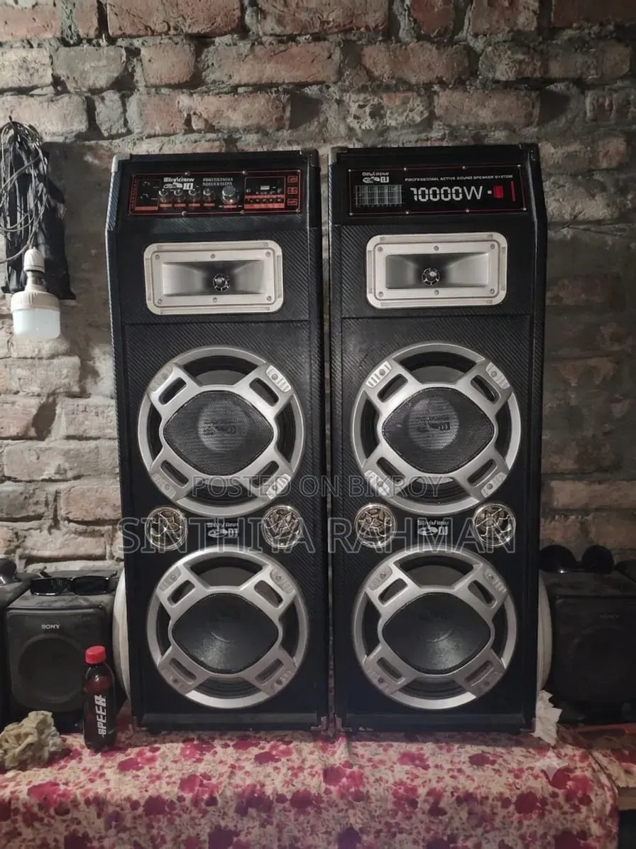 Skyview DJ Professional Sound Box (Double Woofer) – Good Condition