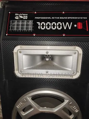 Skyview DJ Professional Sound Box (Double Woofer) – Good Condition