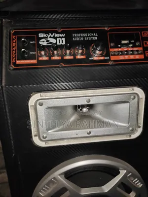 Skyview DJ Professional Sound Box (Double Woofer) – Good Condition