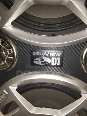 Skyview DJ Professional Sound Box (Double Woofer) – Good Condition