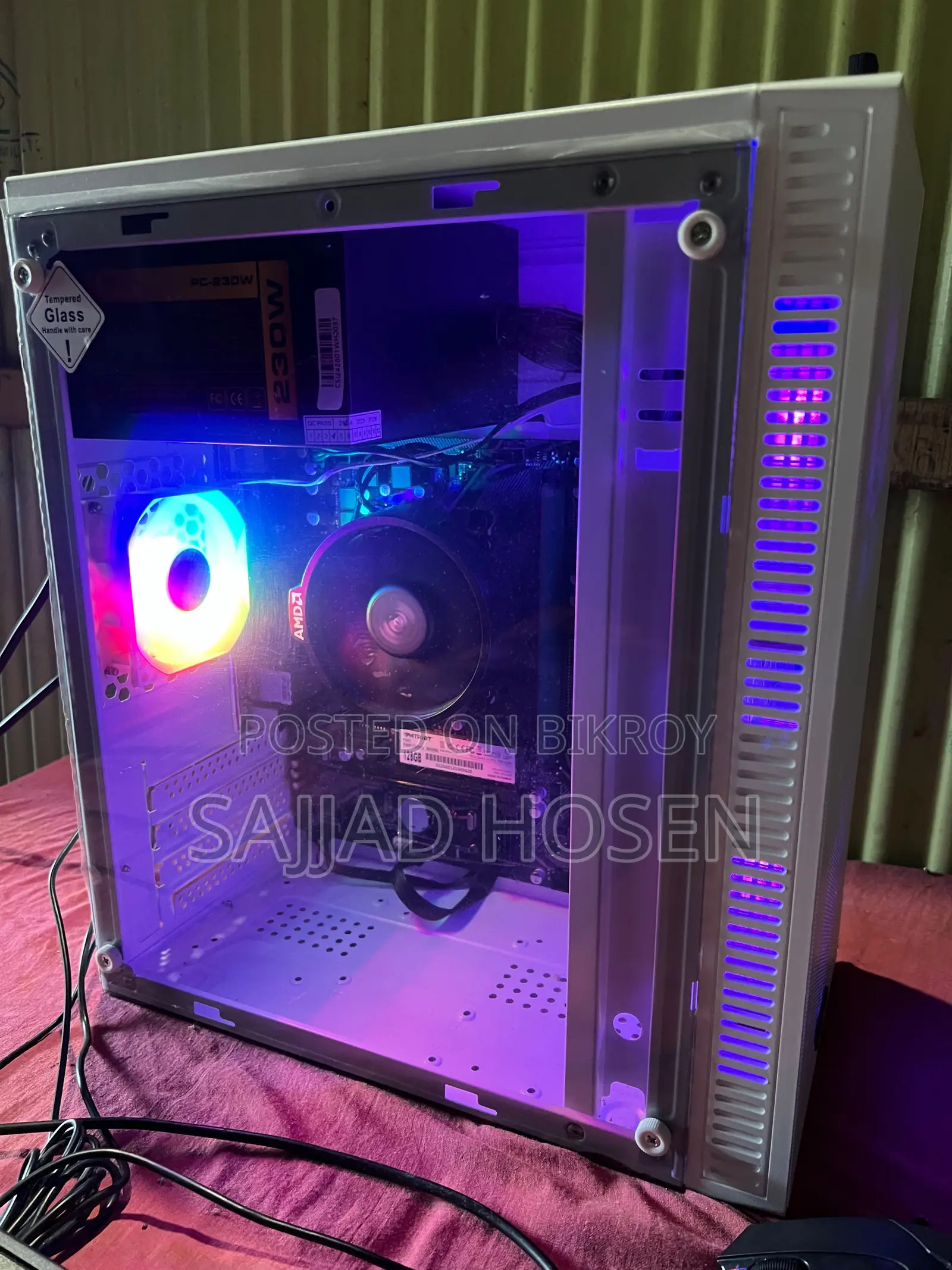 Desktop Computer Gigabyte 8GB AMD Ryzen 5 SSD 128GB