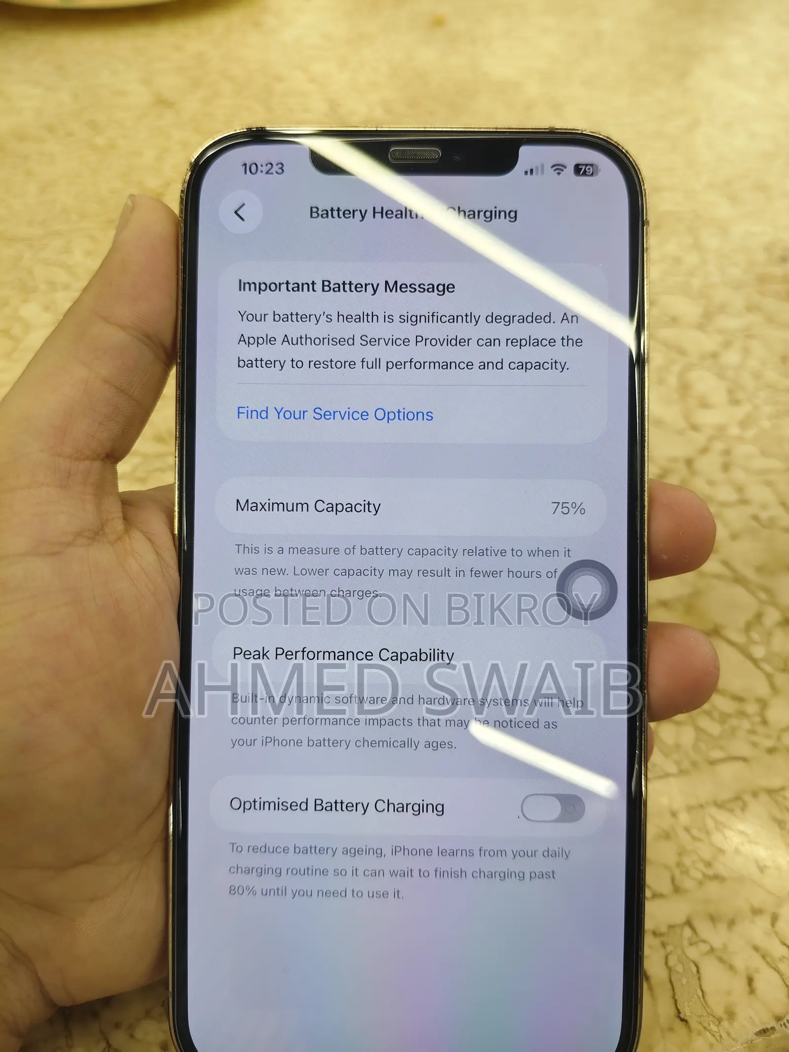 অ্যাপল আইফোন ১২ প্রো ম্যাক্স ১২৮ জিবি গোল্ড