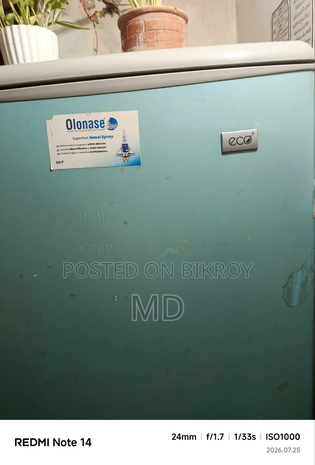 An Eco Plus refrigerator will be sold