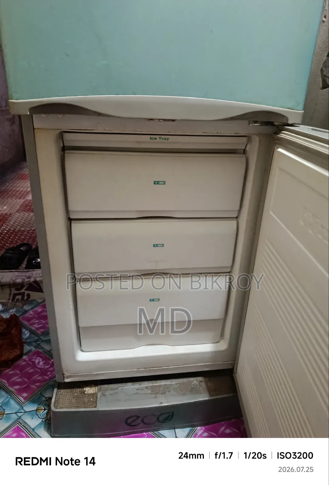 An Eco Plus refrigerator will be sold
