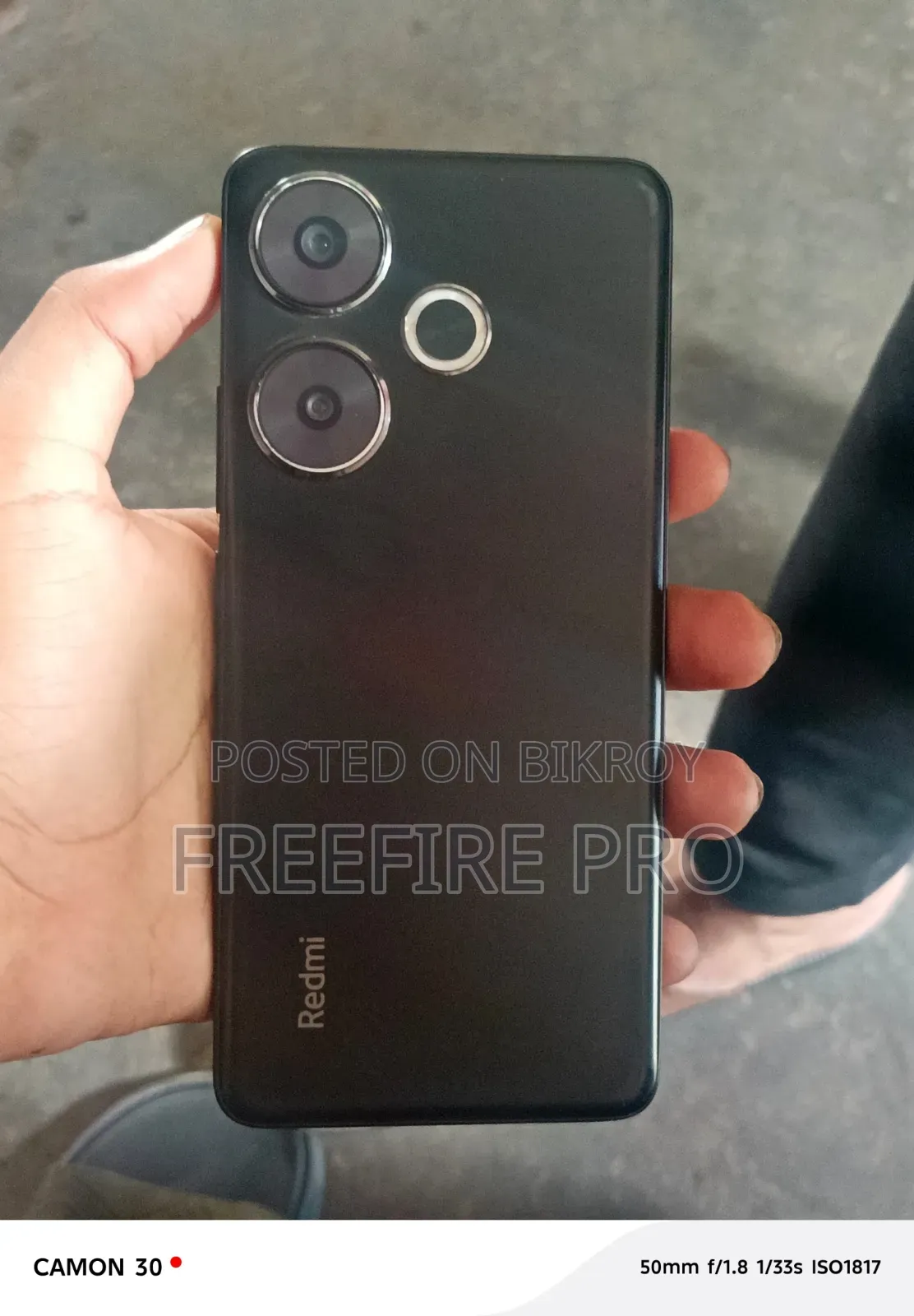 শাওমি রেডমি টার্বো ৩ ২৫৬ জিবি ব্ল্যাক