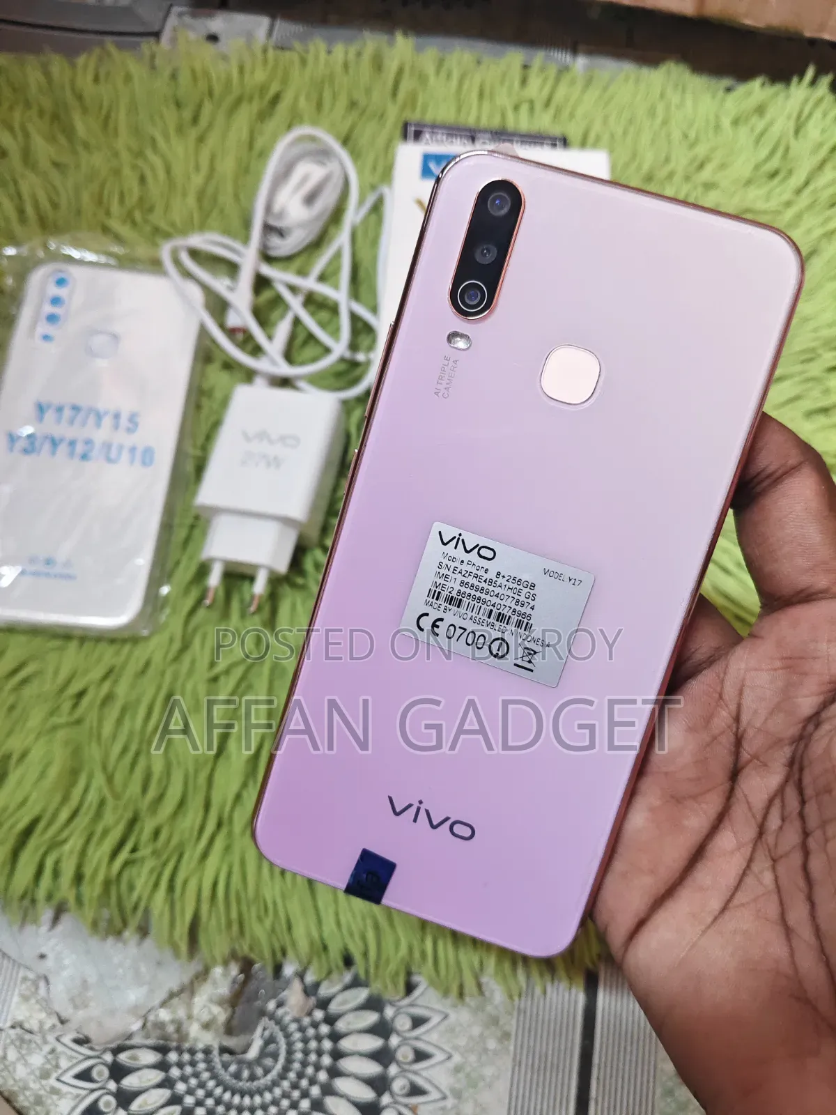 Vivo Y17 256 GB Pink