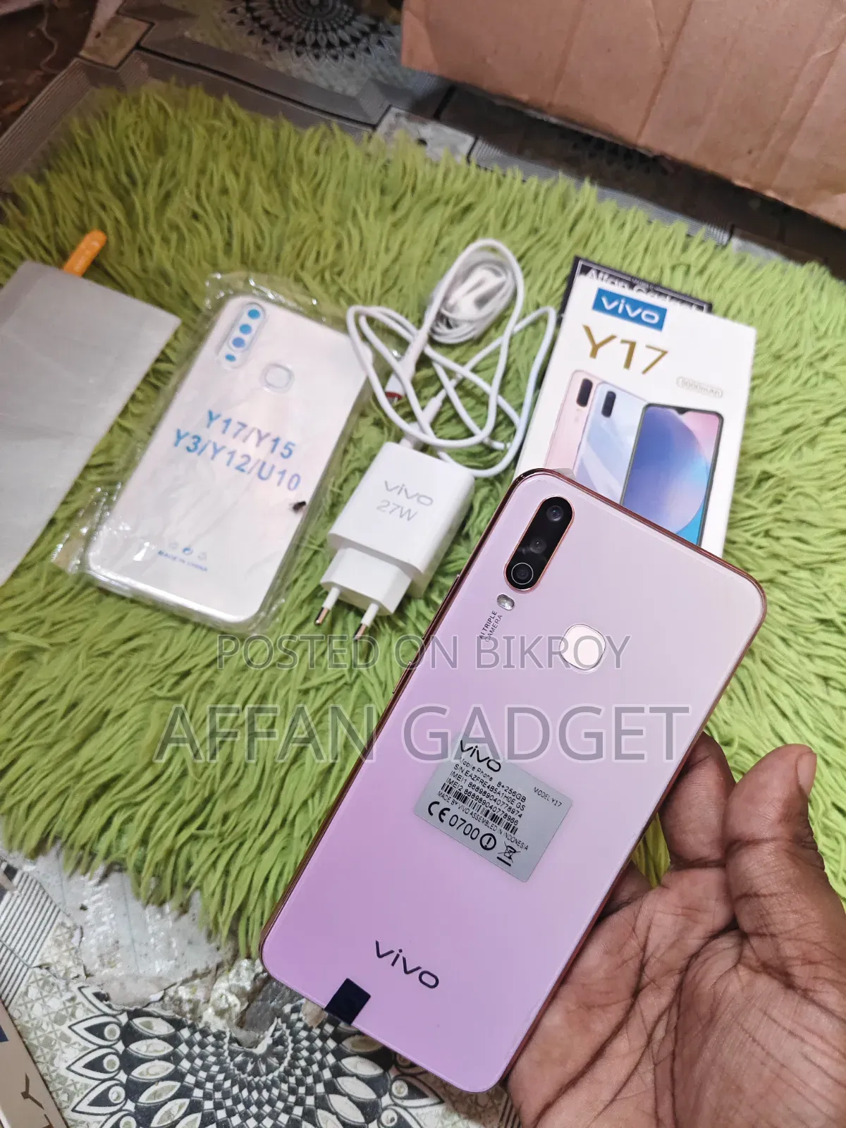 Vivo Y17 256 GB Pink