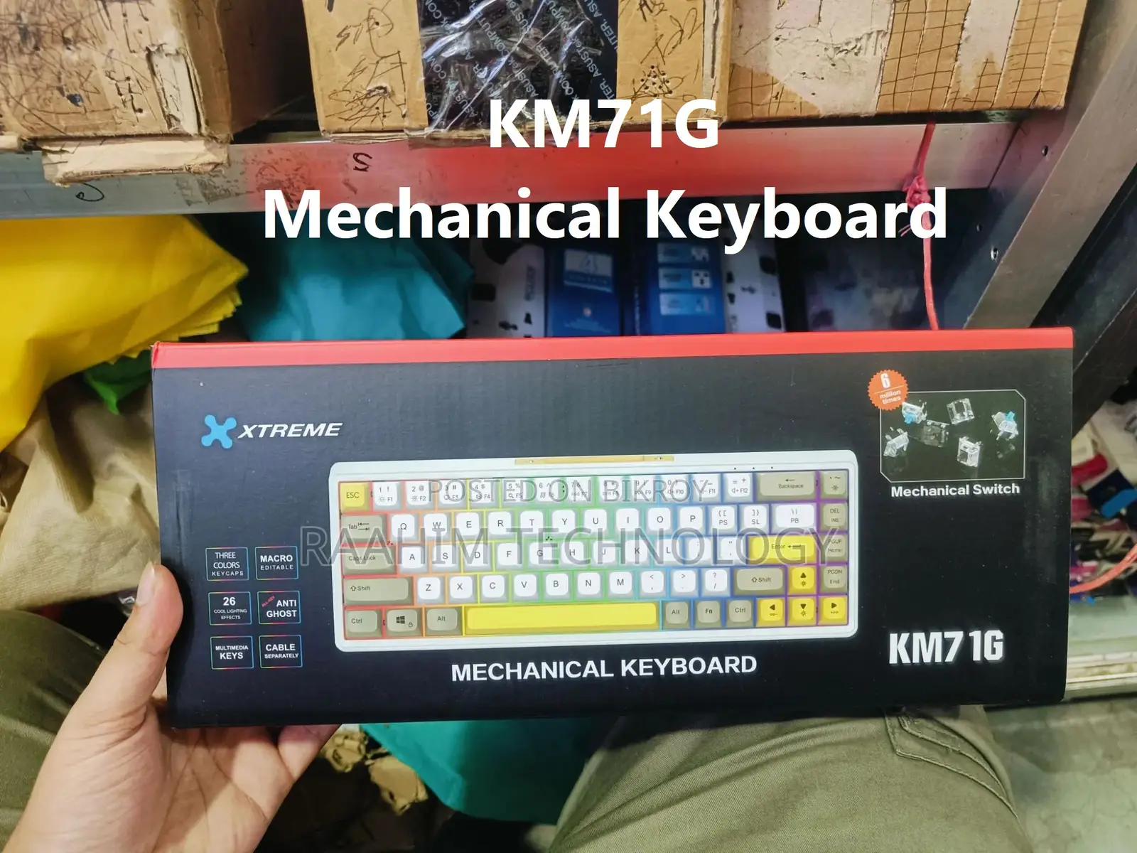 XTREME KM71G Mechanical Wired Gaming Keyboard (Brand New)