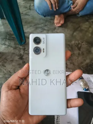 নতুন মটোরোলা এজ ৫০ ফিউশন ২৫৬ জিবি সাদা