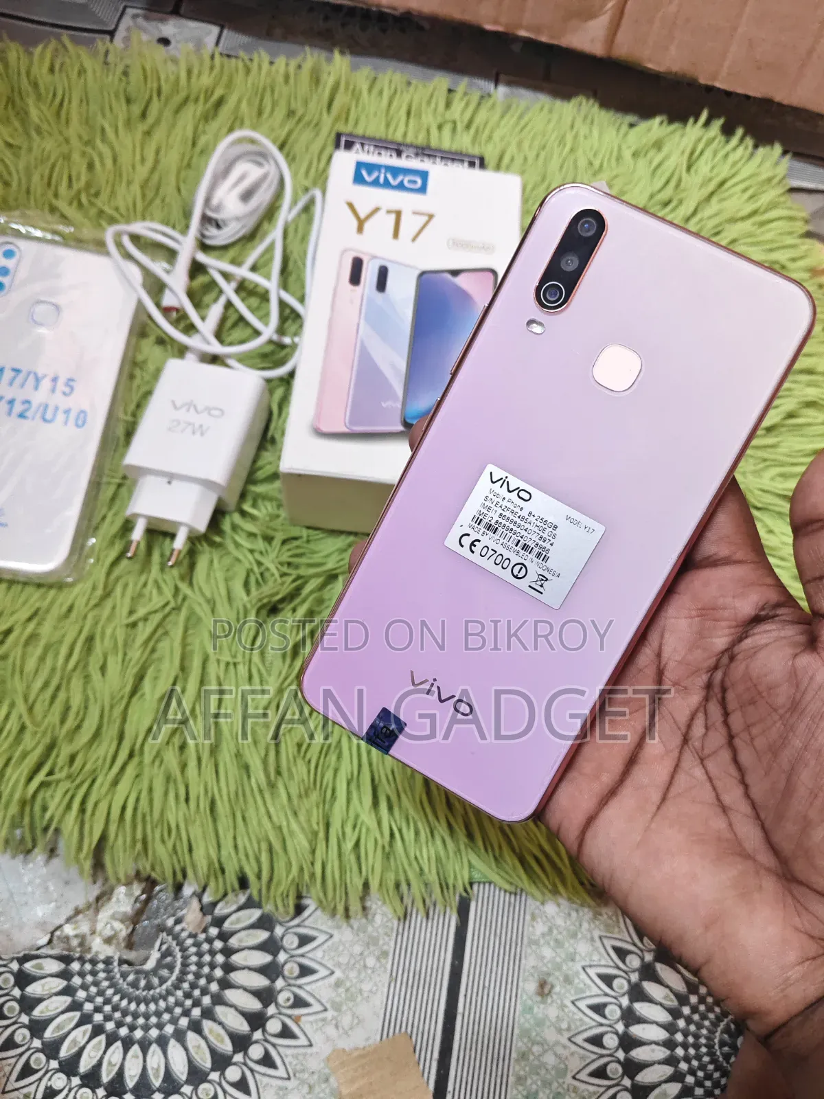 Vivo Y17 256 GB Pink