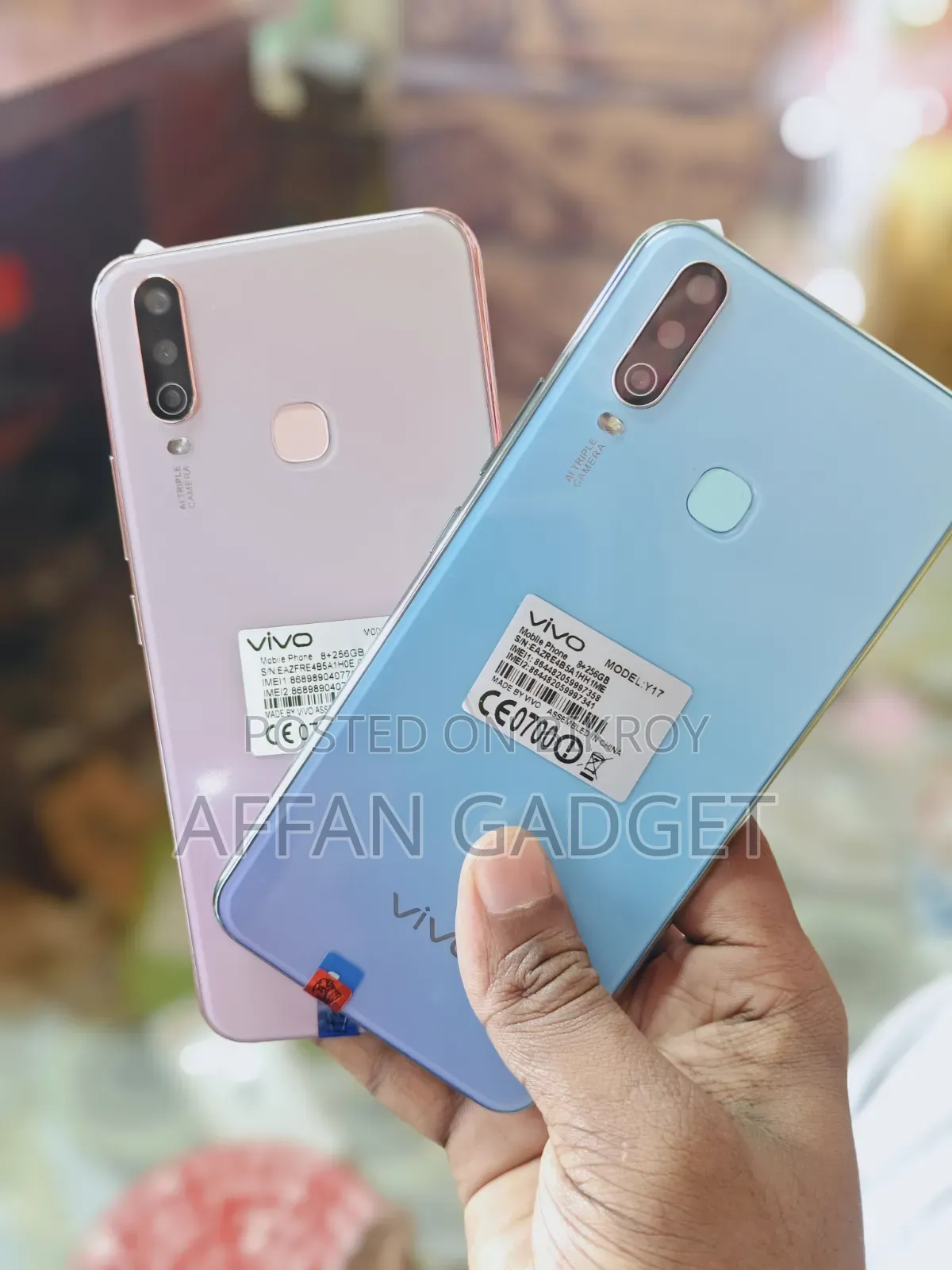Vivo Y17 256 GB Pink