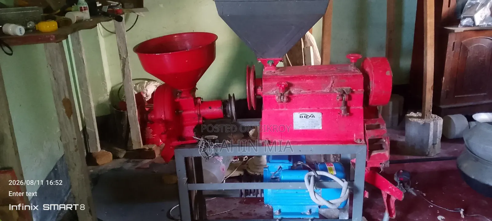 BBA Grain Clean Machine With 4 HP Motor