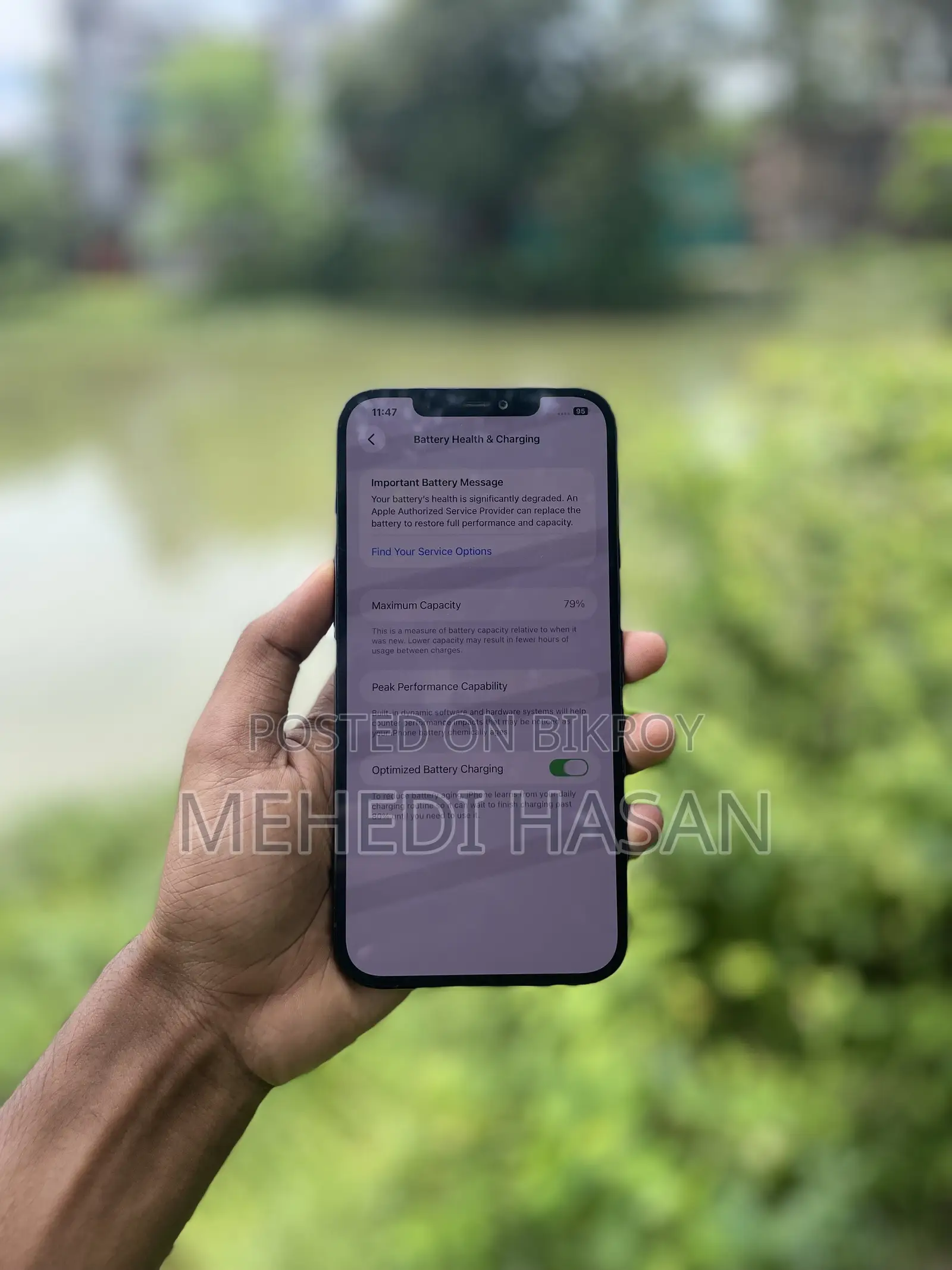 অ্যাপল আইফোন ১২ প্রো ম্যাক্স ১২৮ জিবি ব্লু