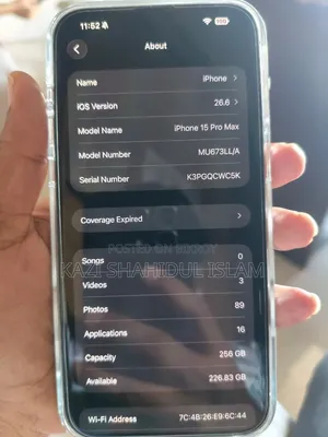 Apple iPhone 15 Pro Max 256 GB White