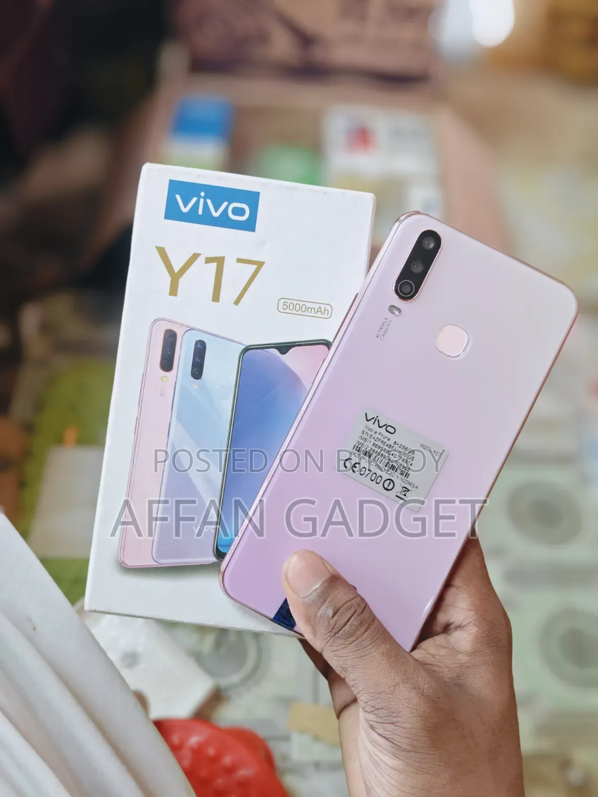 Vivo Y17 256 GB Pink