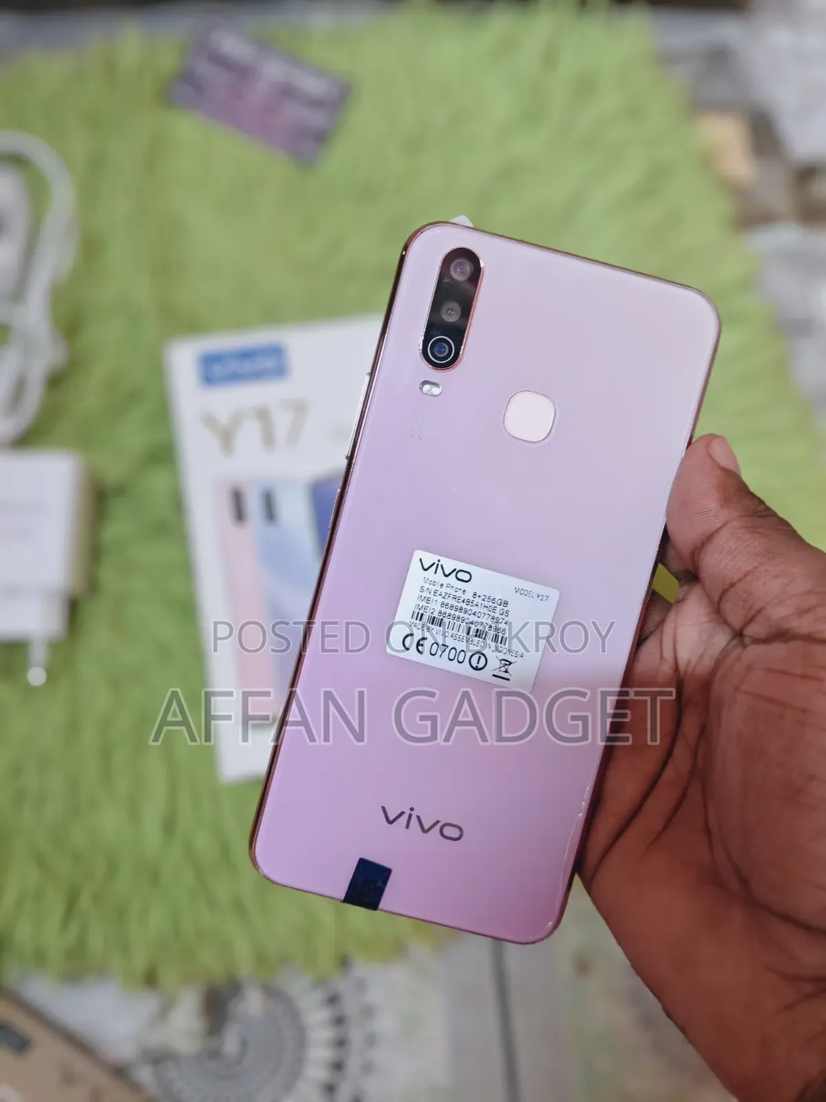 Vivo Y17 256 GB Pink