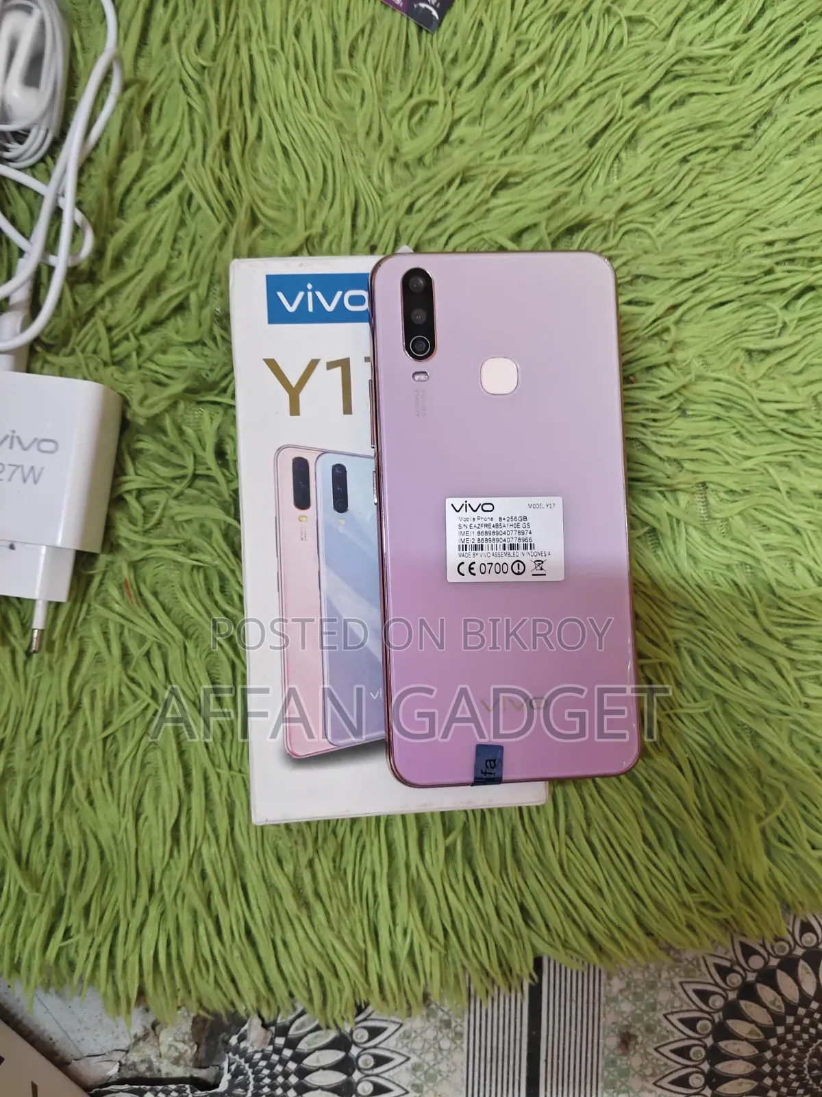Vivo Y17 256 GB Pink