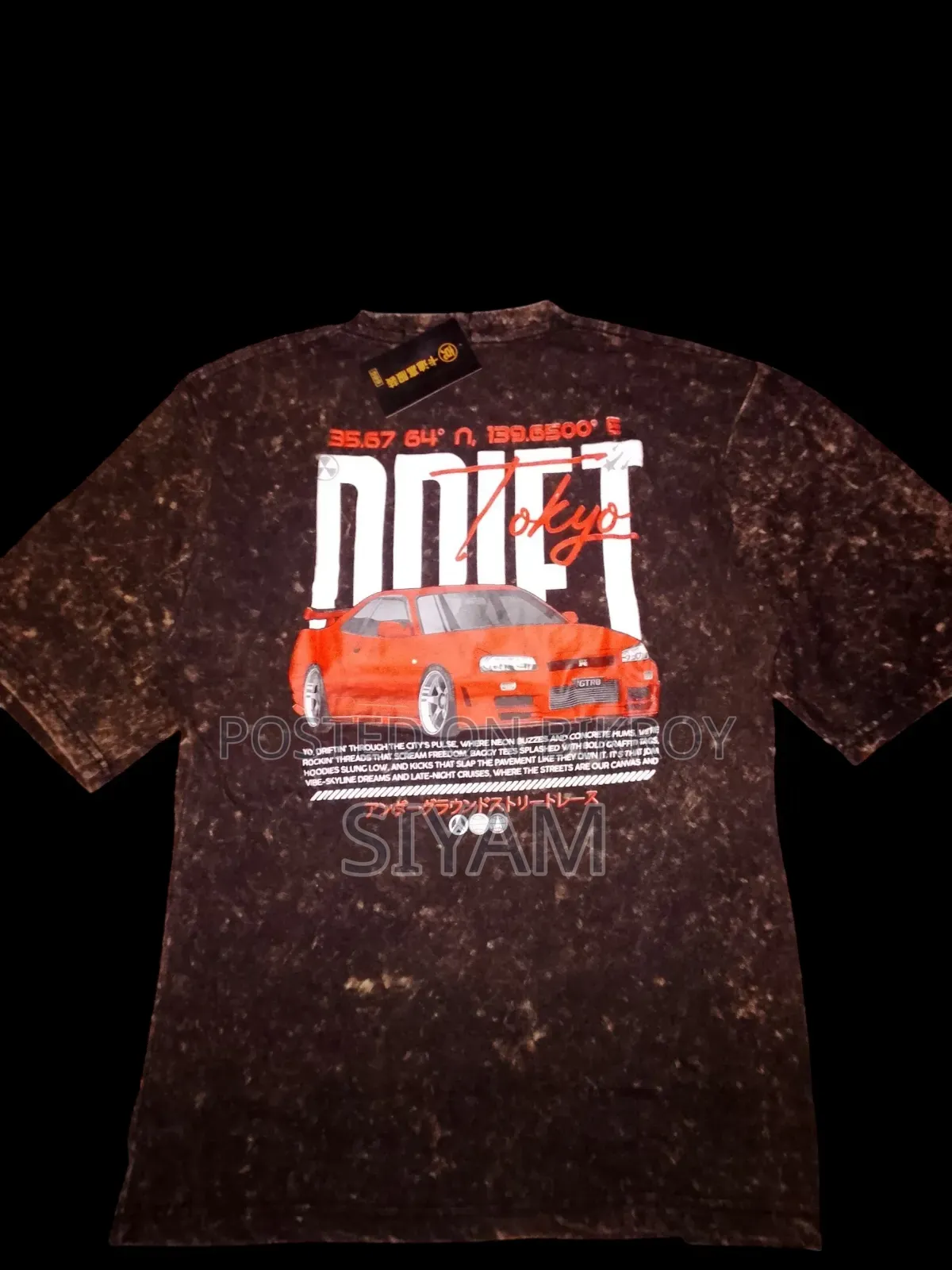 Premium Quality Acid Wash Drop Shoulder