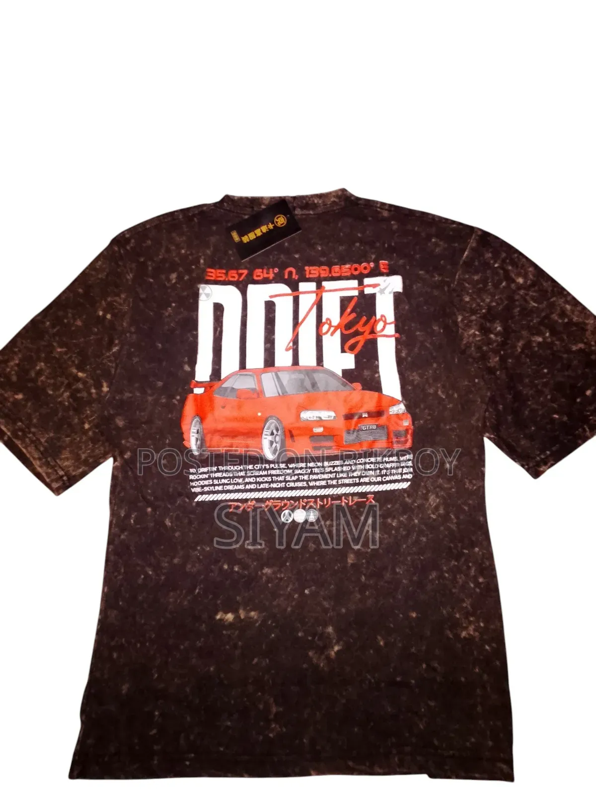 Premium Quality Acid Wash Drop Shoulder