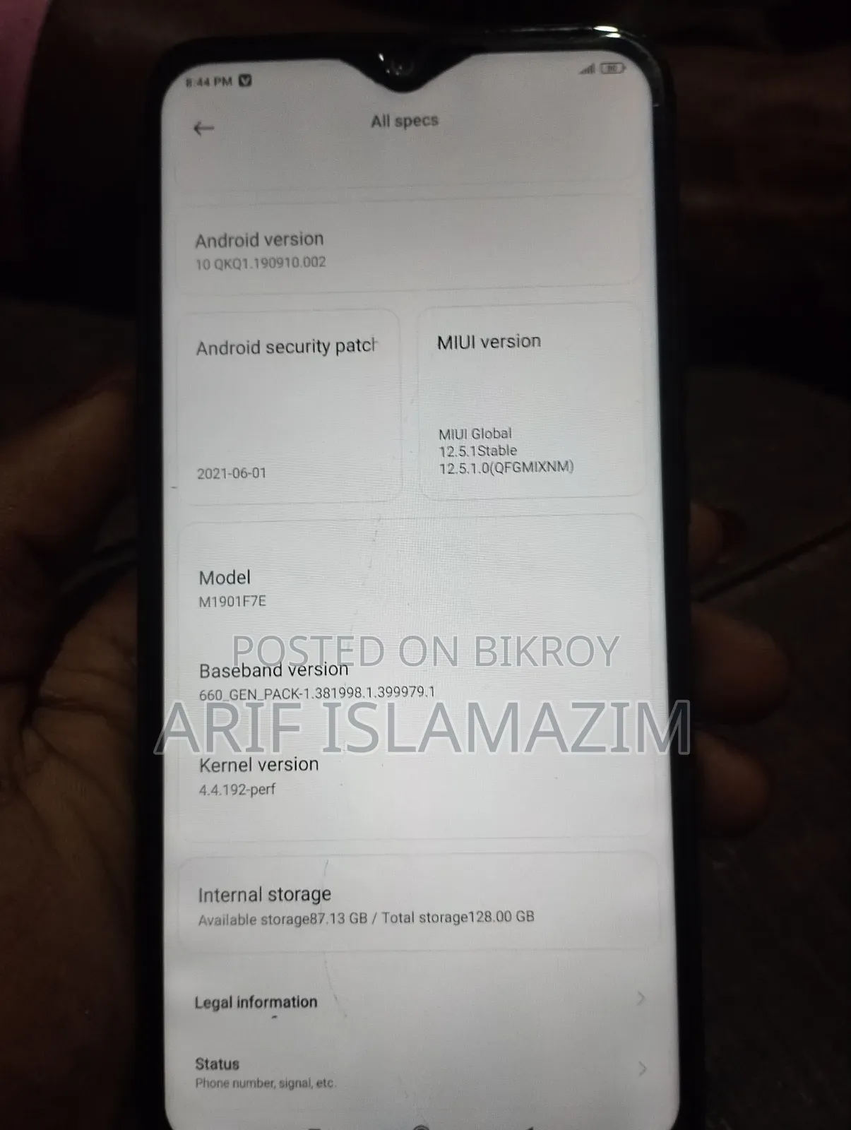 Xiaomi Redmi Note 8 128 GB Black