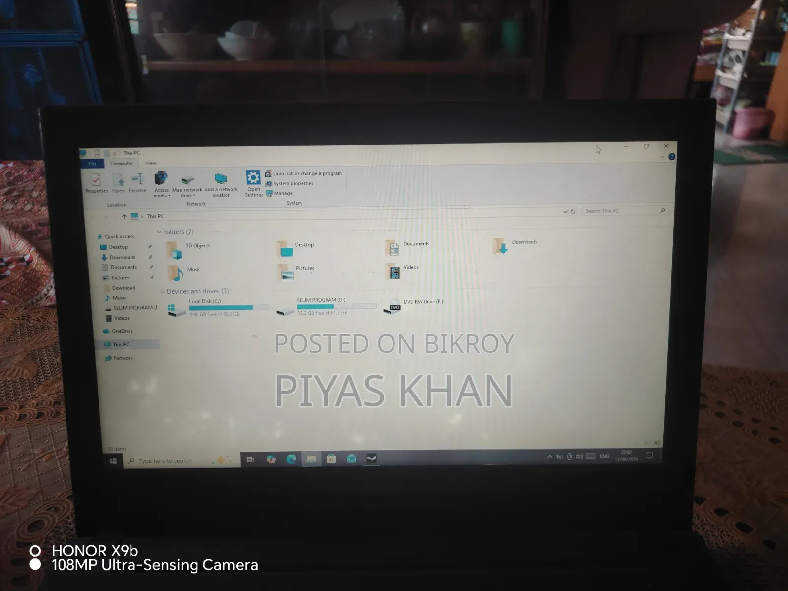 Laptop Dell 4GB Intel Pentium SSD 128GB