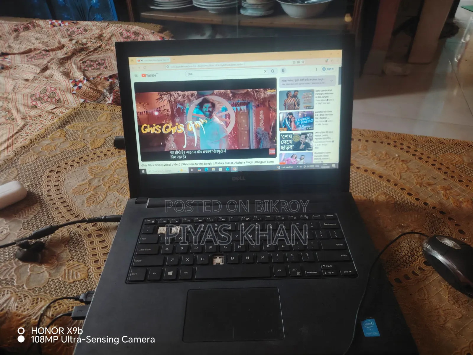 Laptop Dell 4GB Intel Pentium SSD 128GB