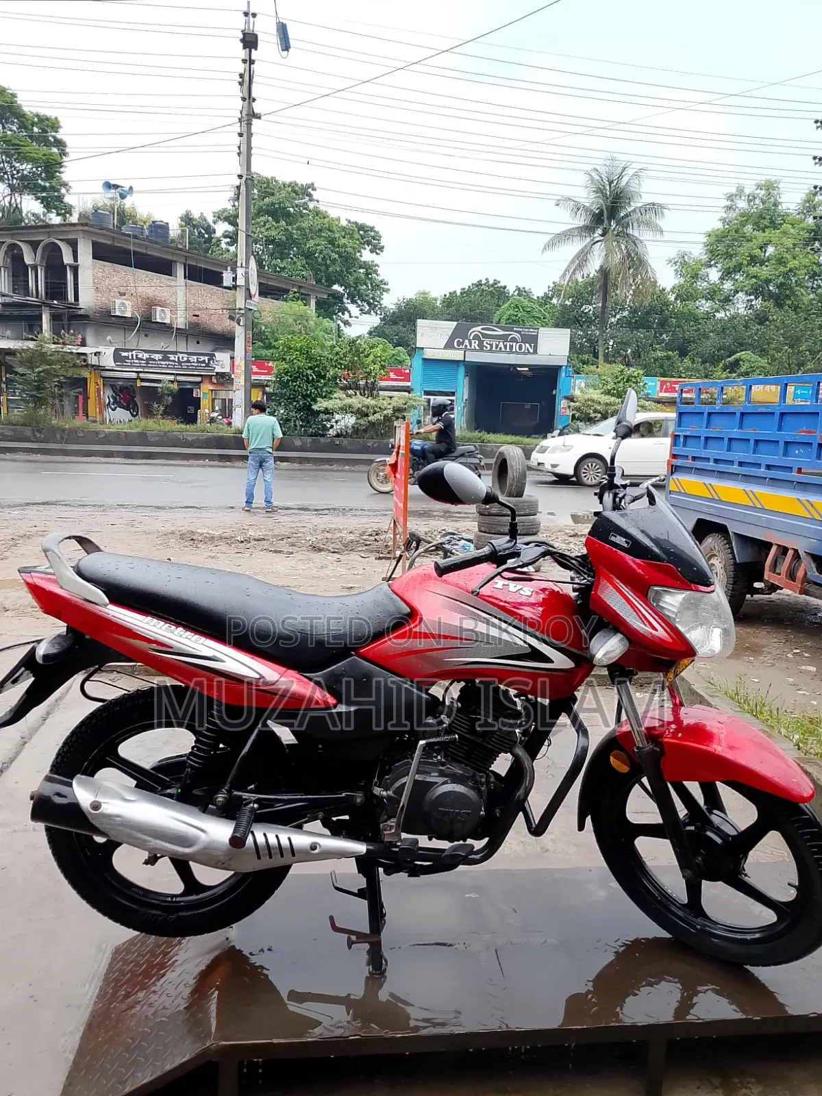 TVS Metro 2021 Red