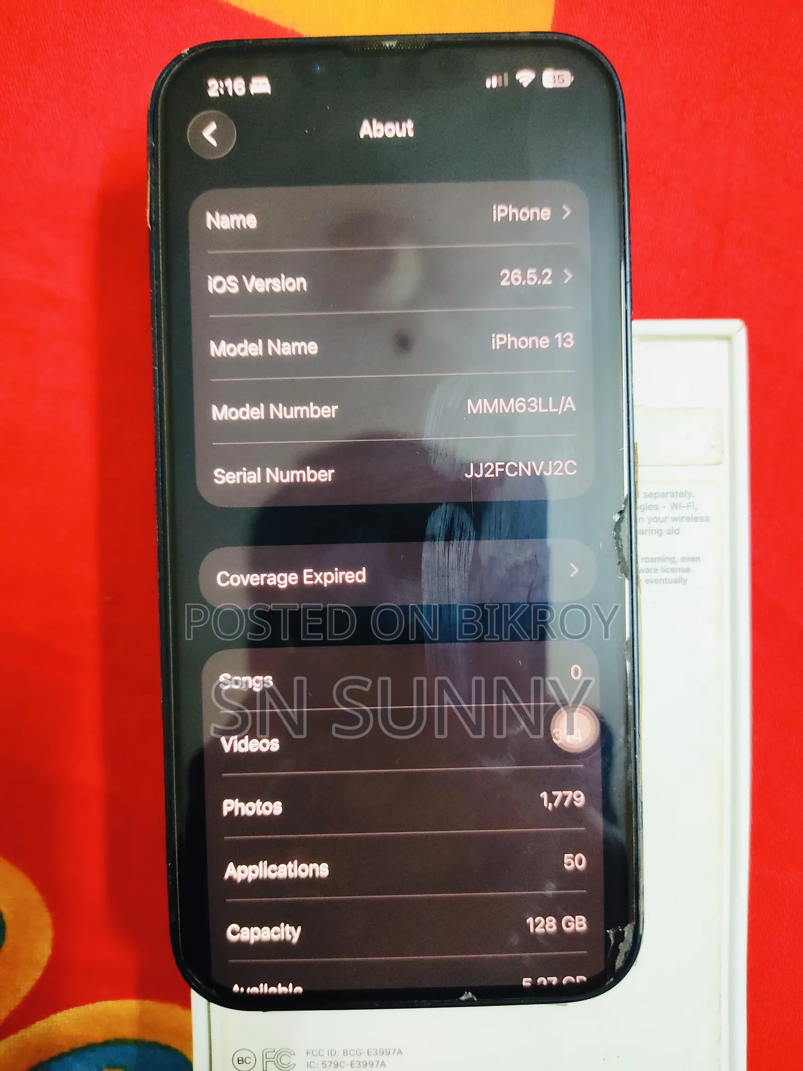 Apple iPhone 13 128 GB Black