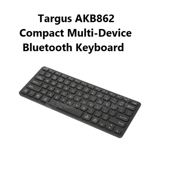 Targus AKB862 Compact Multi-Device Bluetooth Keyboard