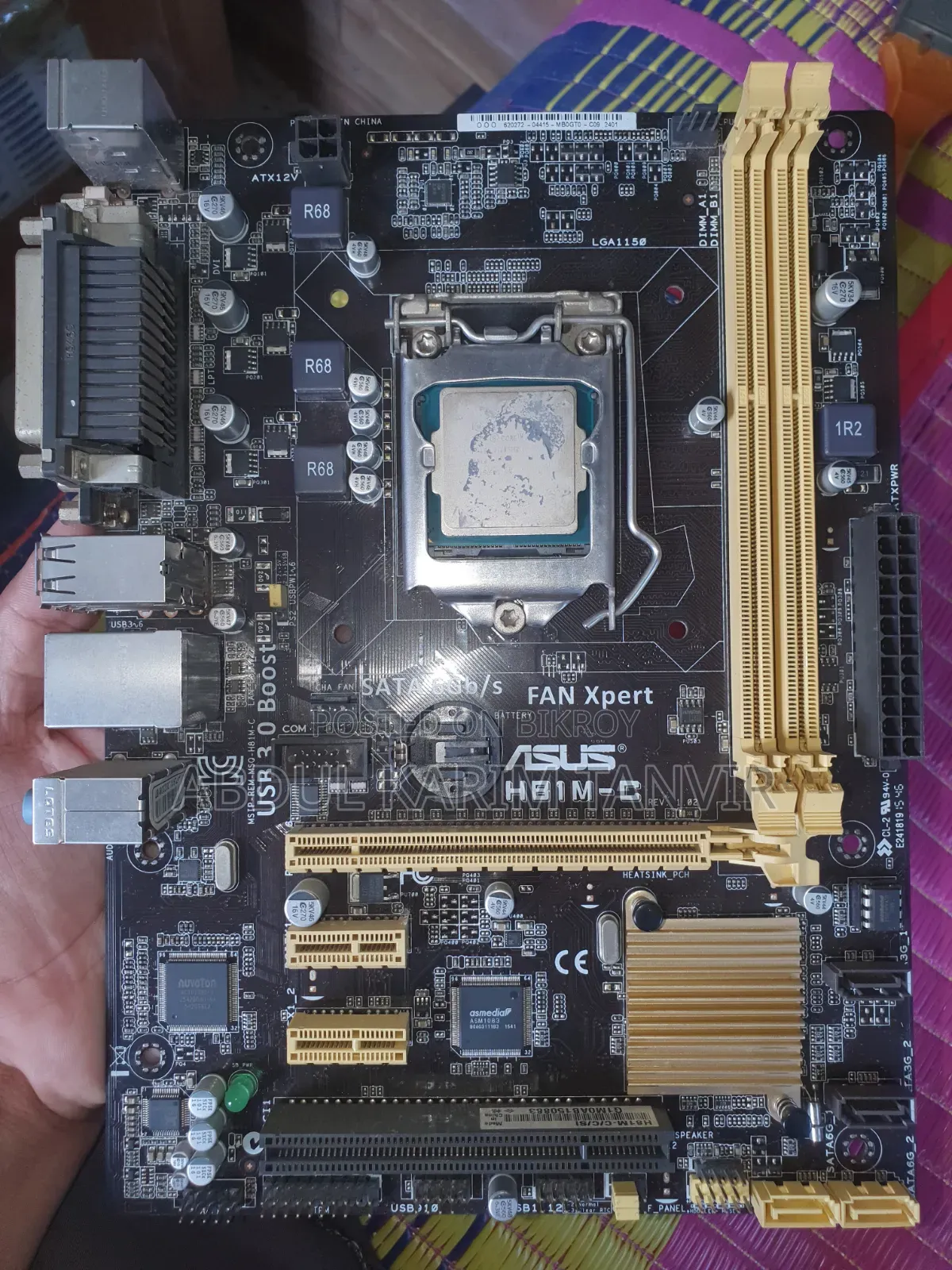 ASUS H81m-C Motherboard Only