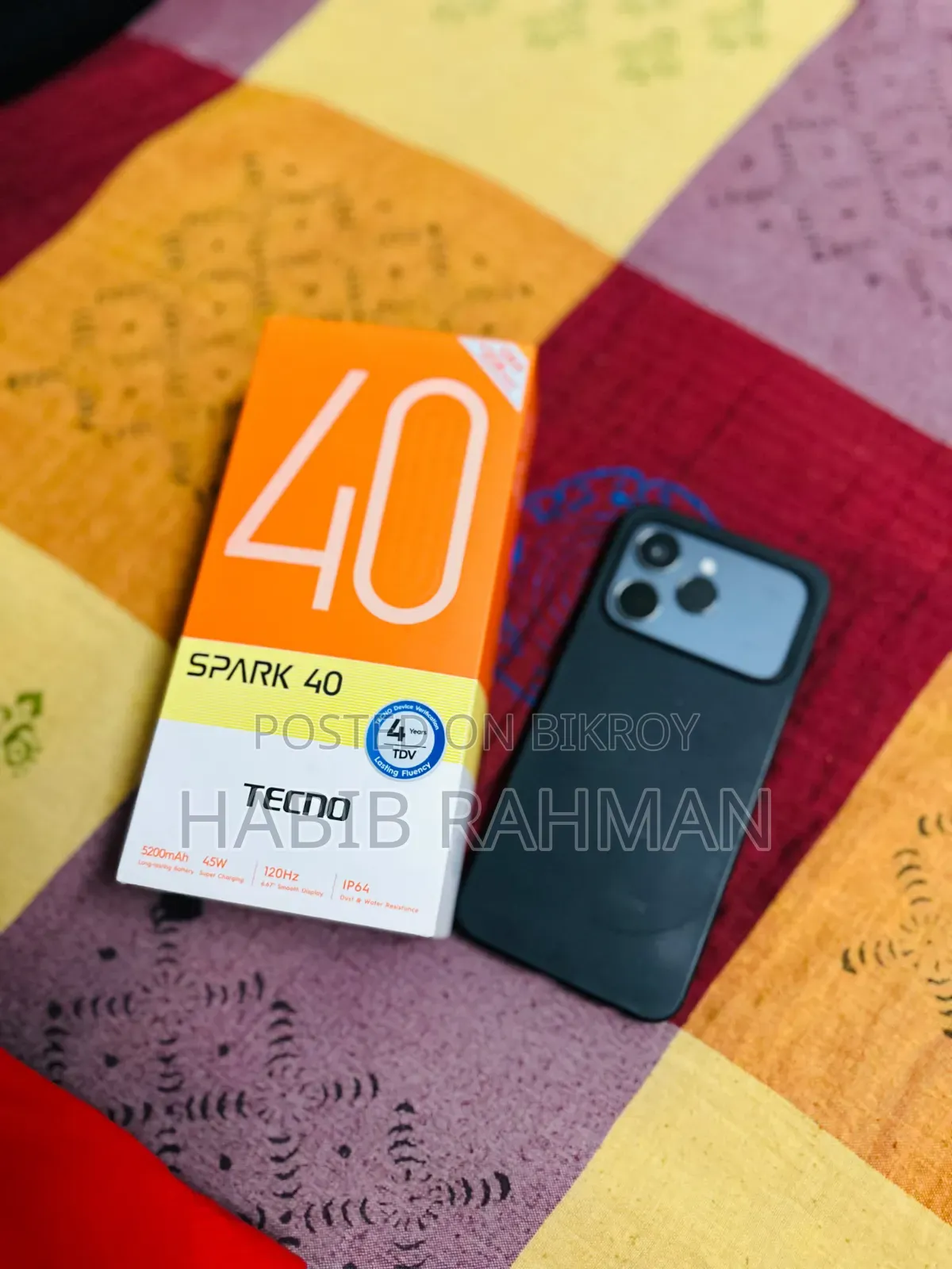 New Tecno Spark 40 128 GB Blue