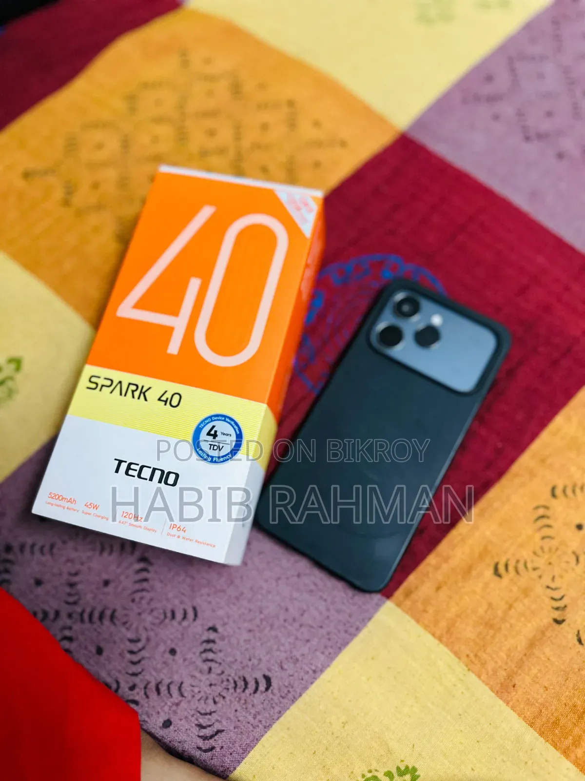 New Tecno Spark 40 128 GB Blue