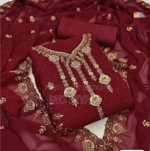 Embroidery Georgette Three Piece