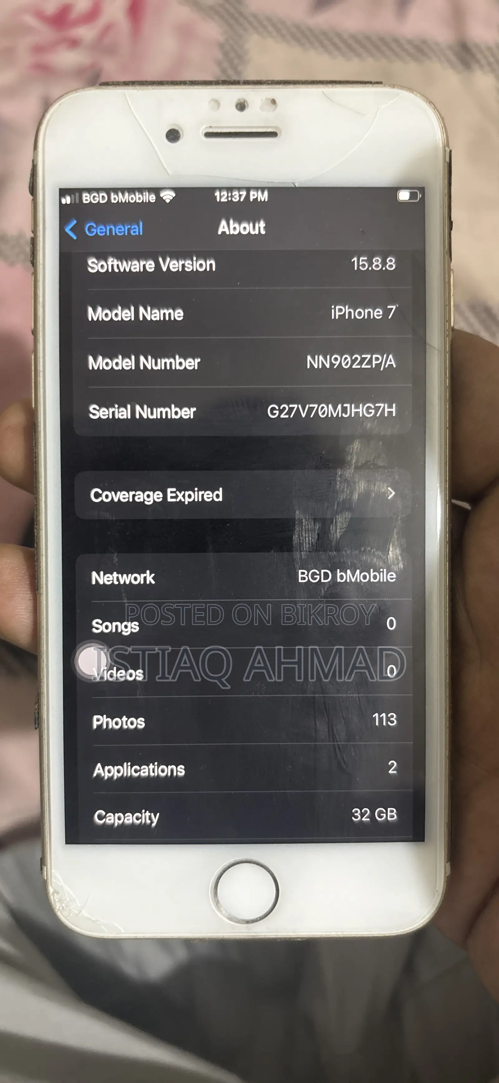 Apple iPhone 7 32 GB Rose Gold