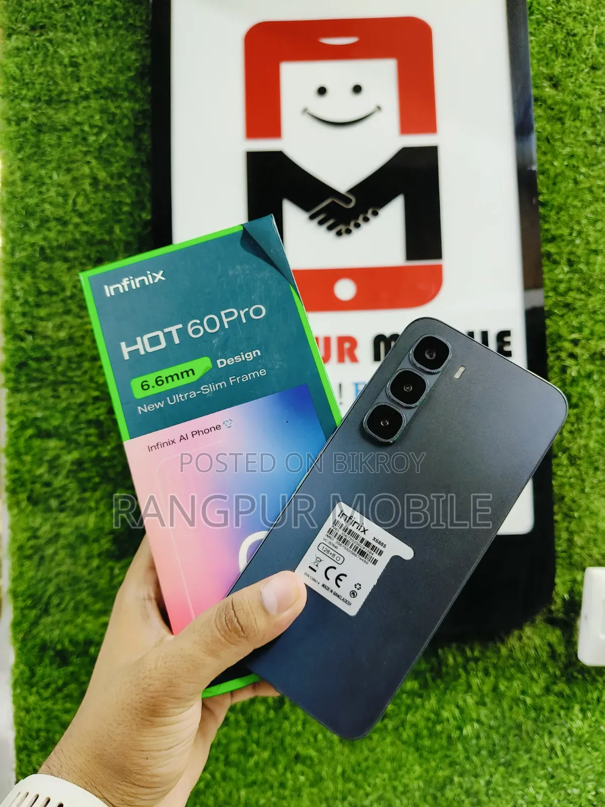 ইনফিনিক্স হট ৬০ প্রো ১২৮ জিবি ব্ল্যাক