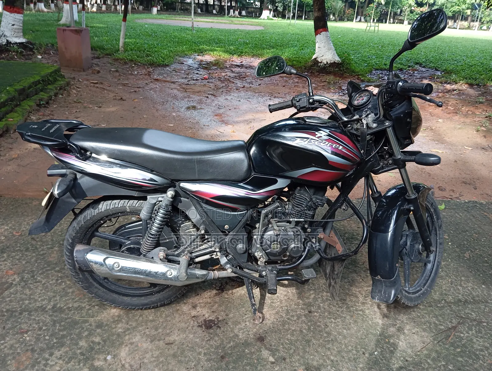 বাজাজ ডিসকভার ১০০ ২০১৭ লাল